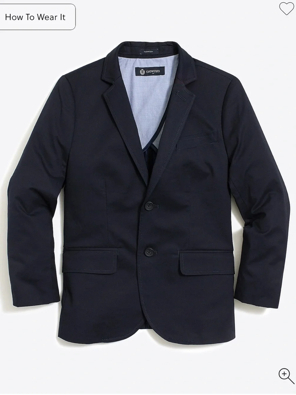 Crewcuts Boys' Thompson suit jacket in flex chino
